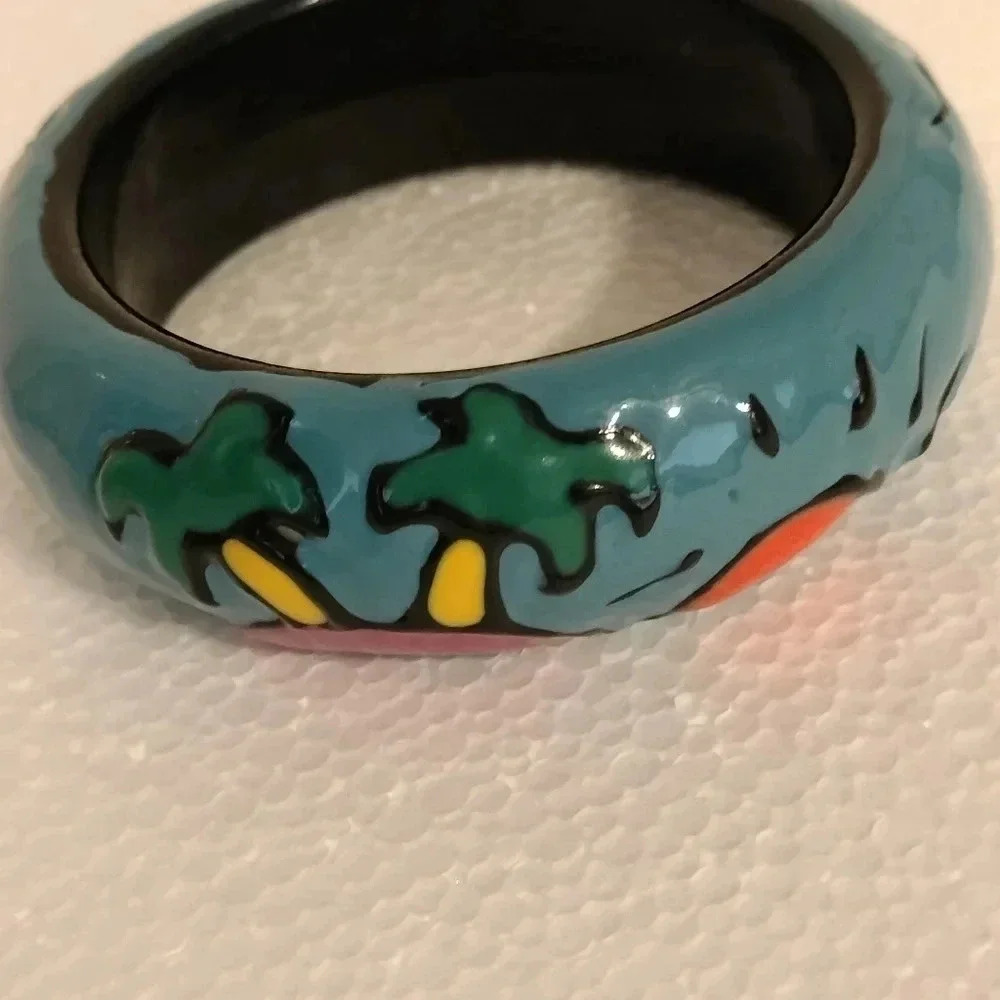 Bangle Bracelet Tropical Beach Theme 8$